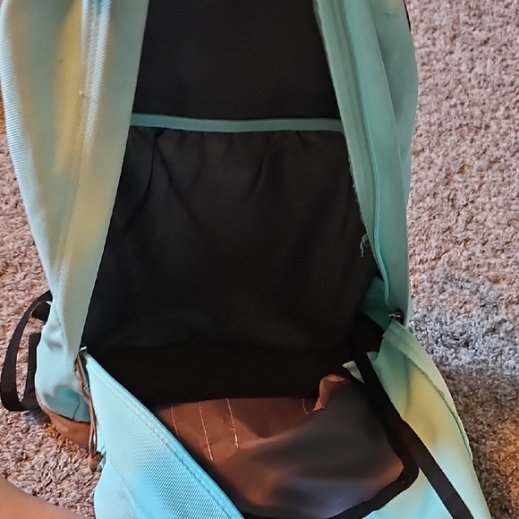 AWESOME Jansport Aqua and Brown Backpack main image 4